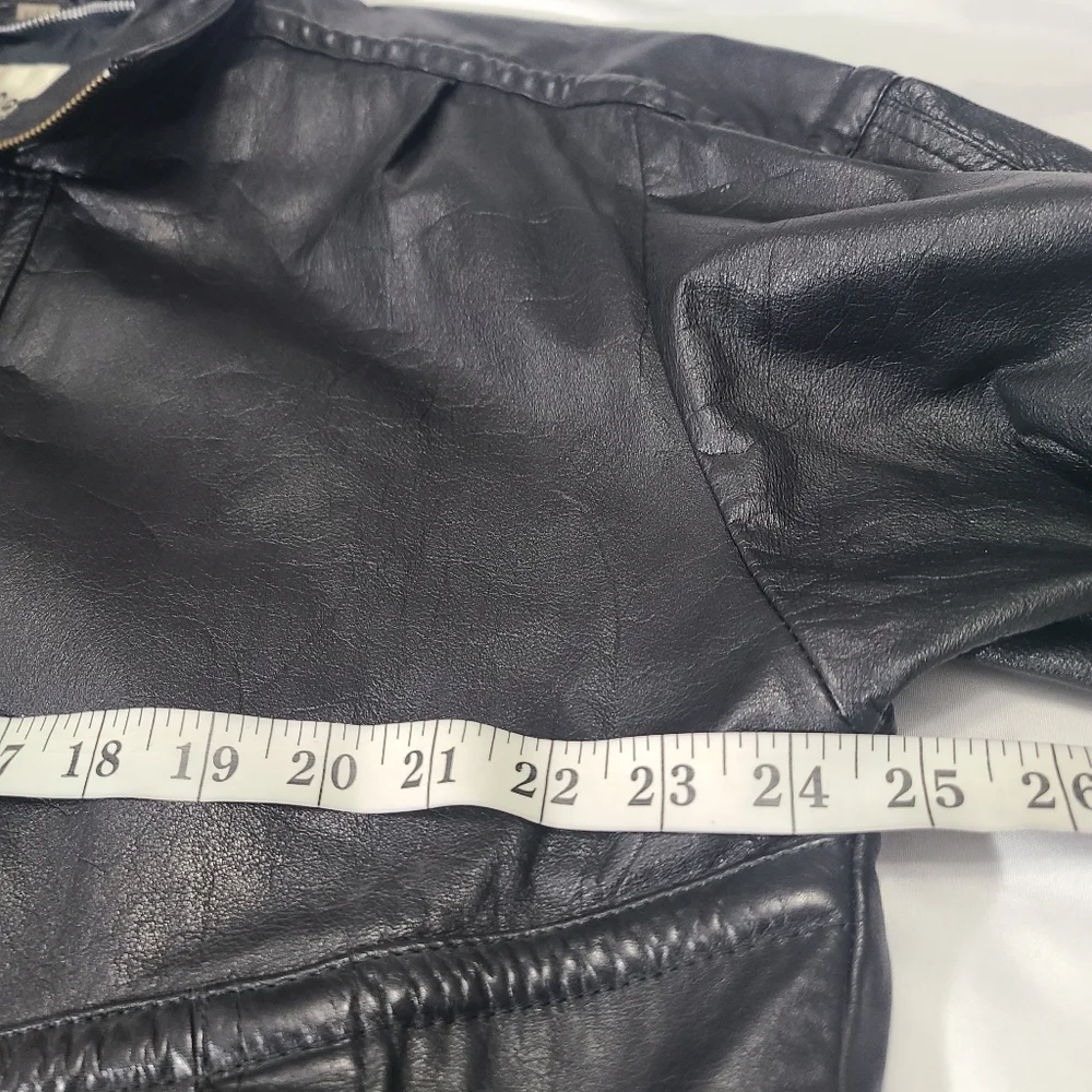 Wilson's‎ Motorcycle Men's Black Vintage Leather Jacket Size 42
